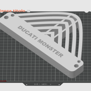 SUPPORTO PER BAULETTO PER DUCATI MONSTER DEL 2000
